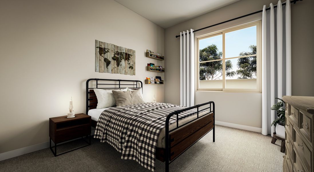 Representative furnished interior of a home built from the Dahlia Plan 5006 by Tri Pointe Homes in Soleo, San Tan Valley (Image 15).
