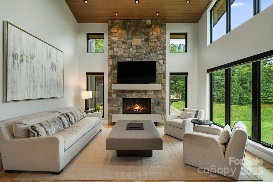 Furnished interior view inside a new home in , Sylva (Image 17).