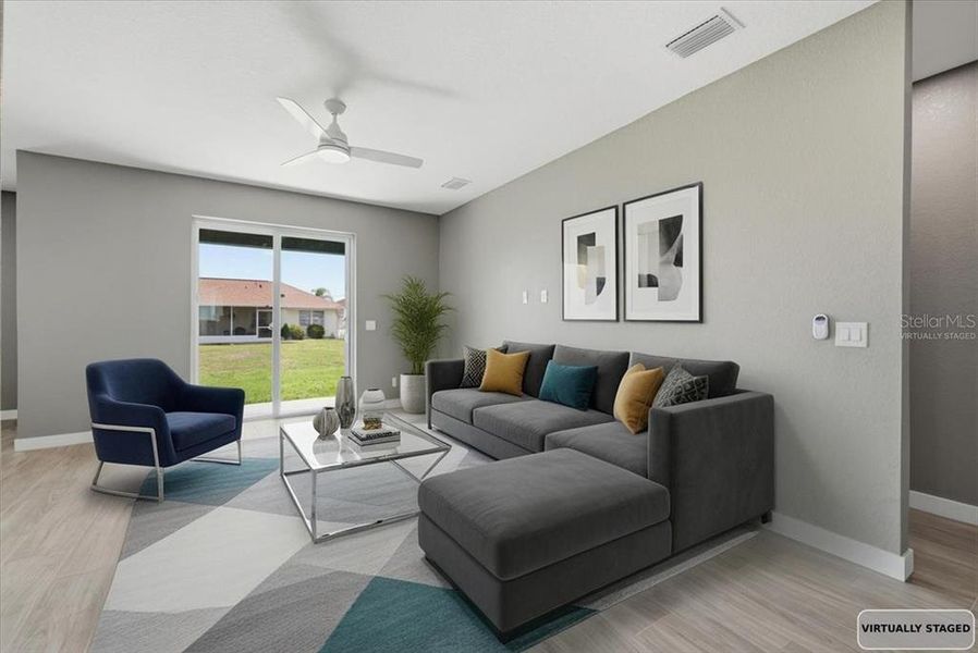 Furnished interior view inside a new home in , North Port (Image 18).