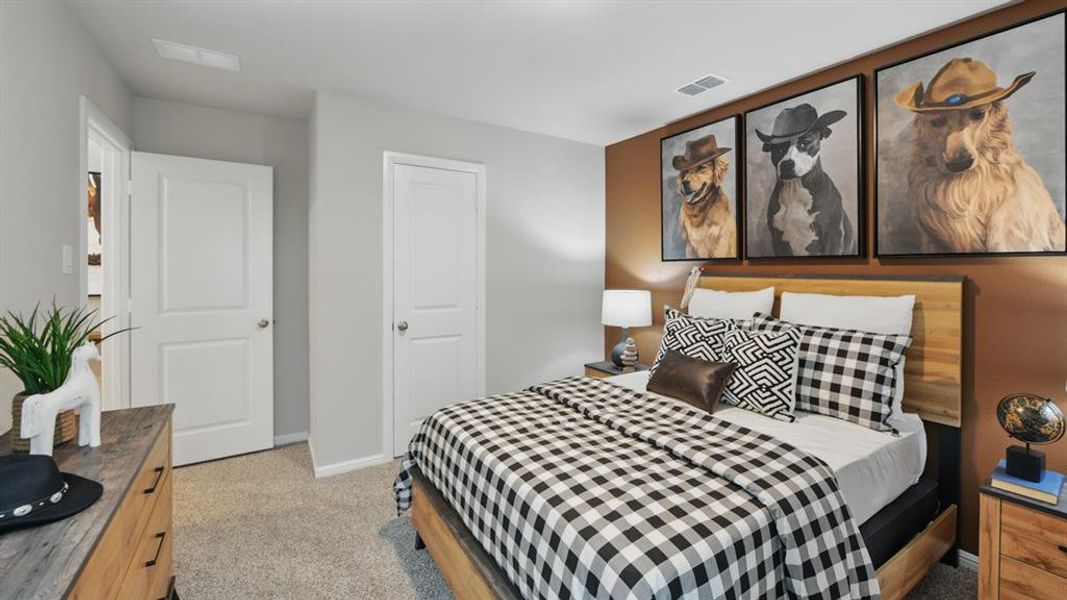 Furnished interior view inside a new home in Lonestar at Liberty Trails, Fort Worth (Image 36).