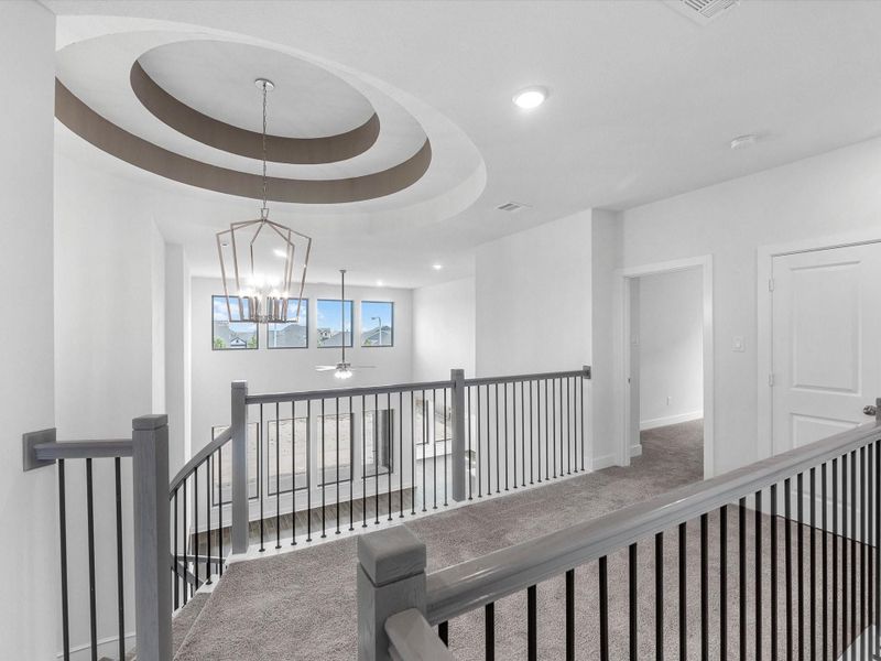 Furnished interior view inside a new home in Lago Mar - 60', Texas City (Image 6). Furnished interior view inside a new home in Lago Mar - 60', Texas City (Image 6).