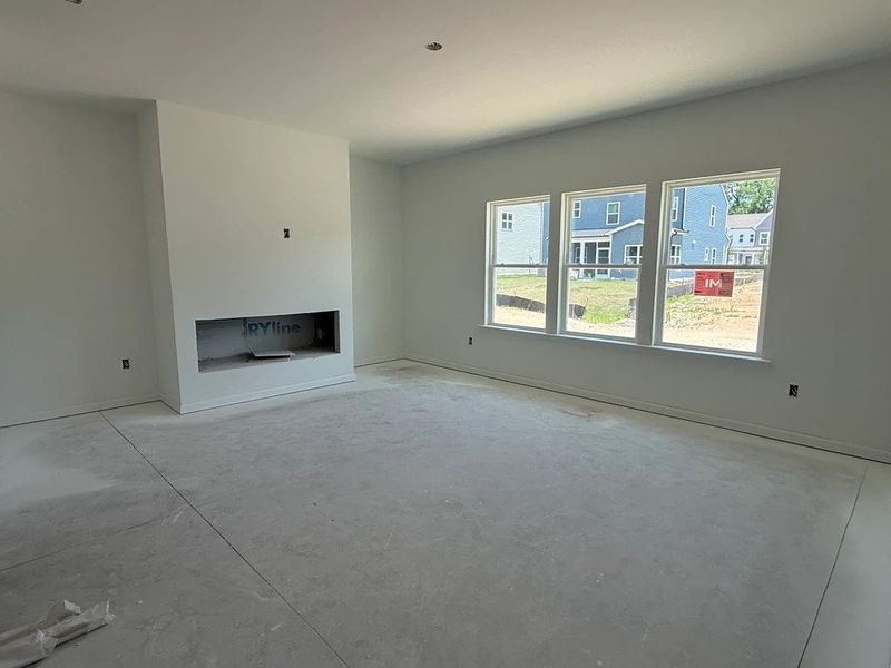 In-progress construction of a new home in The Point, Rolesville, NC (Image 25).
