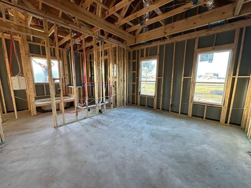 In-progress construction of a new home in Fannin Ranch, Leonard, TX (Image 11).