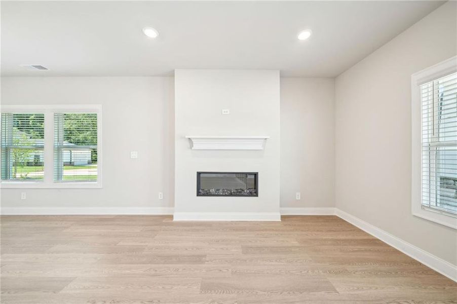 Spacious, unfurnished interior of a new home in Hemingway - Cottage Series, Cumming (Image 34). Spacious, unfurnished interior of a new home in Hemingway - Cottage Series, Cumming (Image 34).