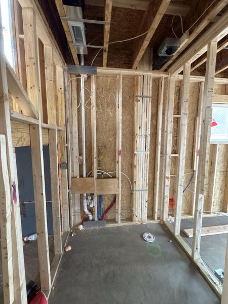 In-progress construction of a new home in Robinson Oaks, Gastonia, NC (Image 17).