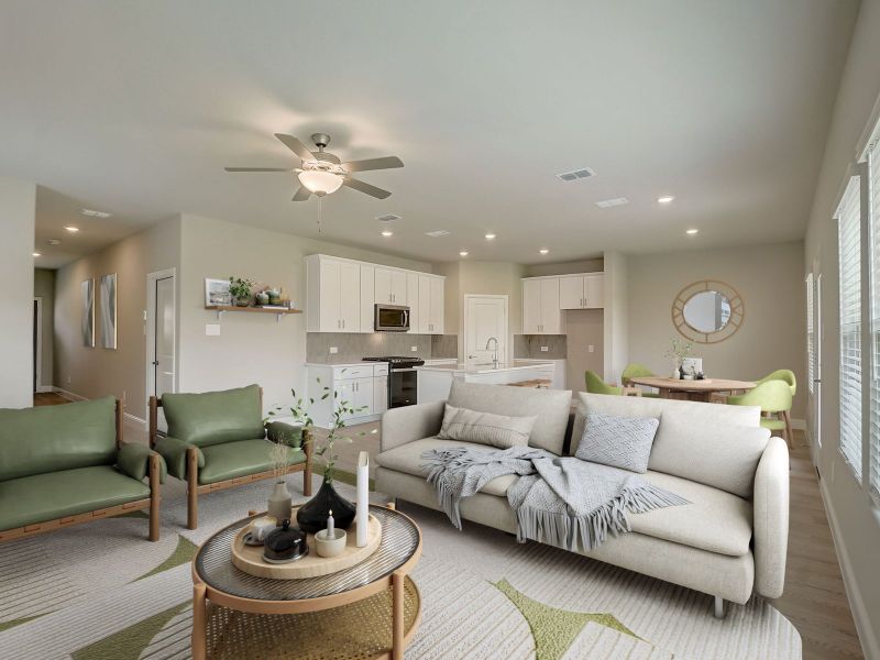 The Bryce floorplan with the Lush interior package.