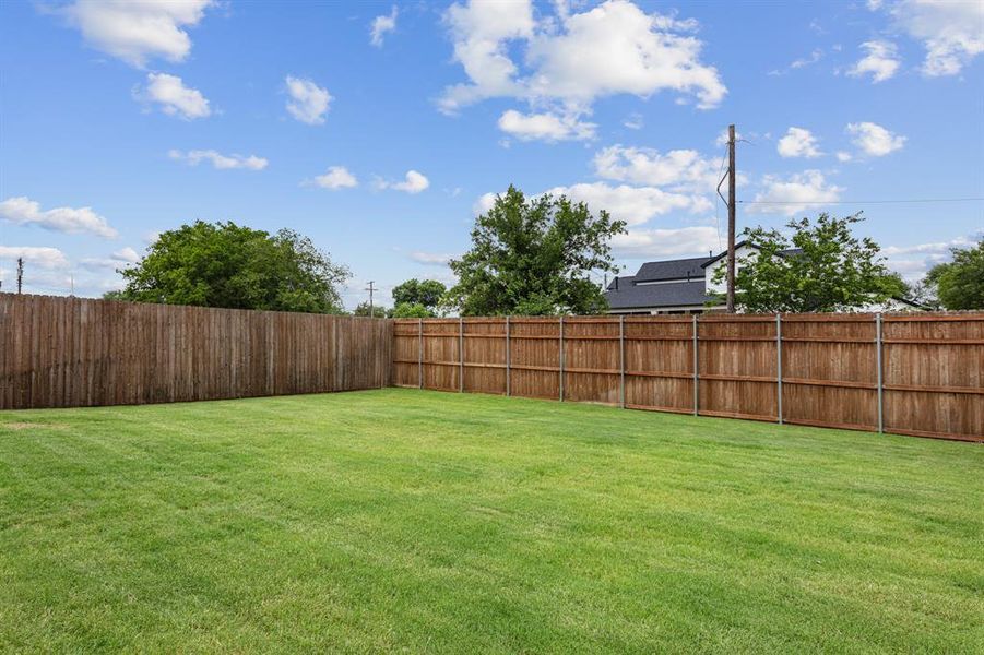 View of large pool size backyard View of large pool size backyard