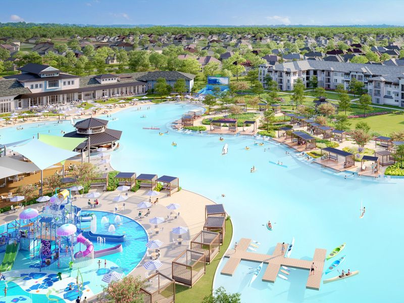 Community amenities associated with the Waverly III by Megatel Homes in Bellagio, Forney (Image 16).