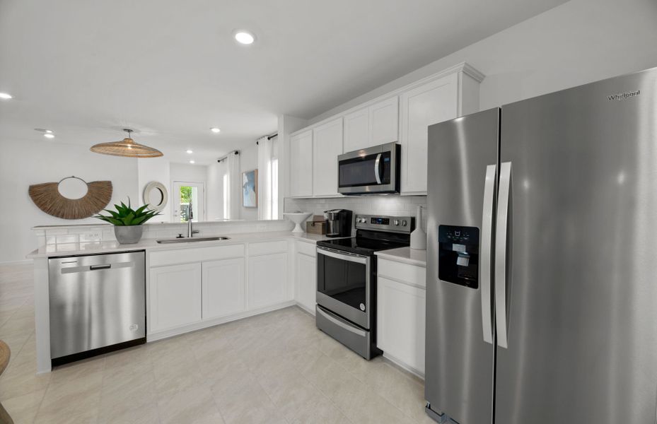 Optional stainless steel move-in ready package