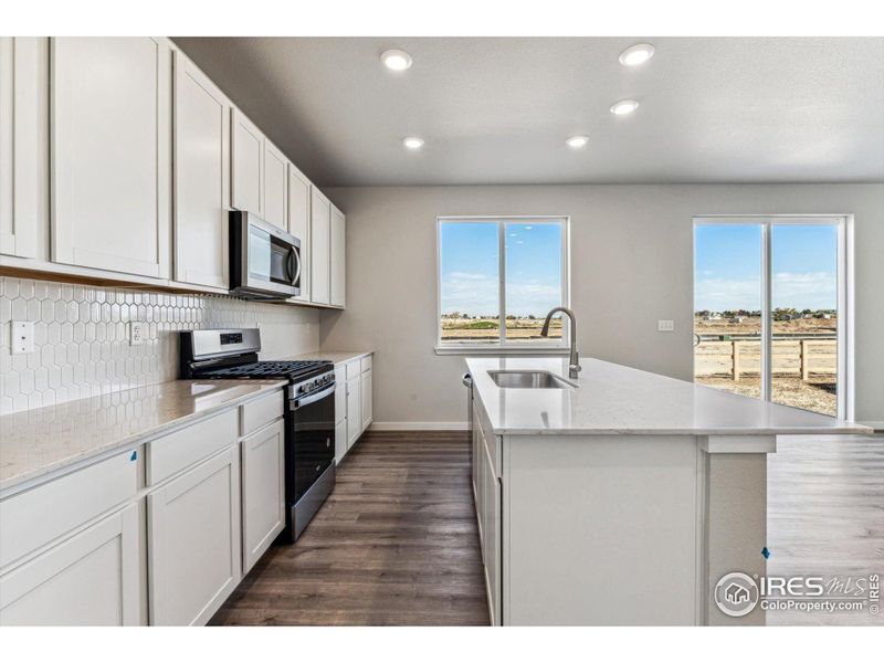 Furnished interior view inside a new home in Prairie Song, Windsor (Image 7).