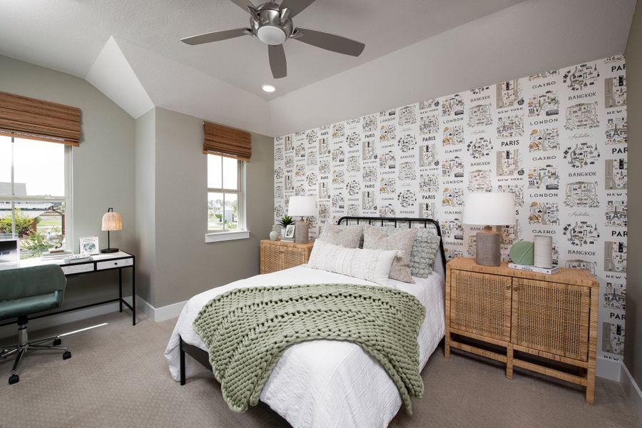 Representative furnished interior of a home built from the Sage by Tri Pointe Homes in The Retreat at Harvest, Argyle (Image 13).