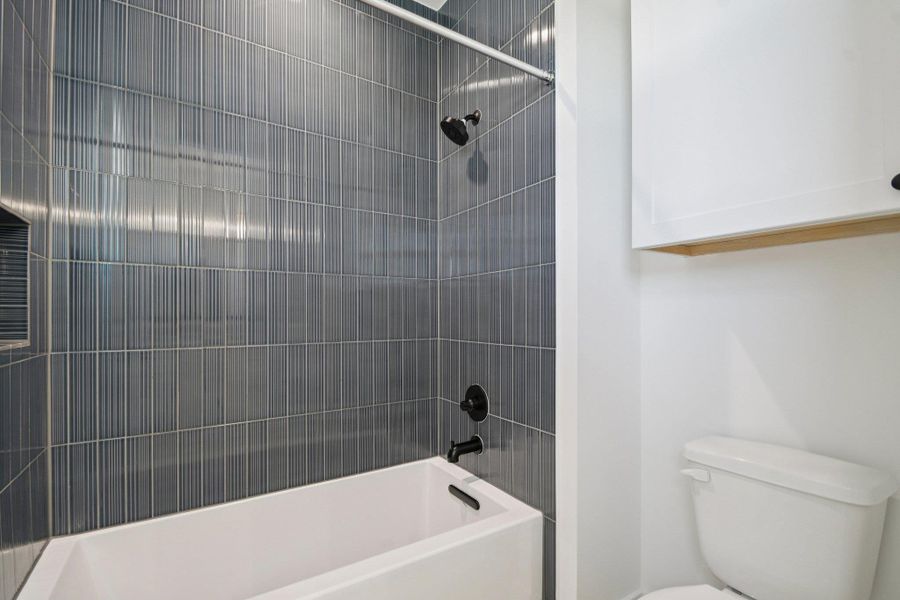 Furnished interior view inside a new home in Milky Way at River Place, Austin (Image 6).