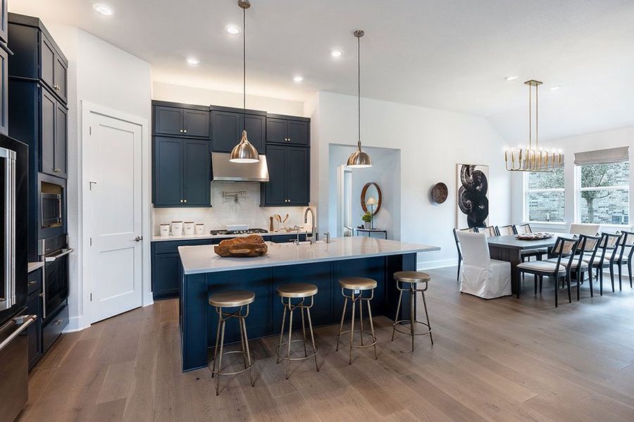 Representative furnished interior of a home built from the Pewter by Taylor Morrison in Travisso Siena Collection, Leander (Image 8). Representative furnished interior of a home built from the Pewter by Taylor Morrison in Travisso Siena Collection, Leander (Image 8).
