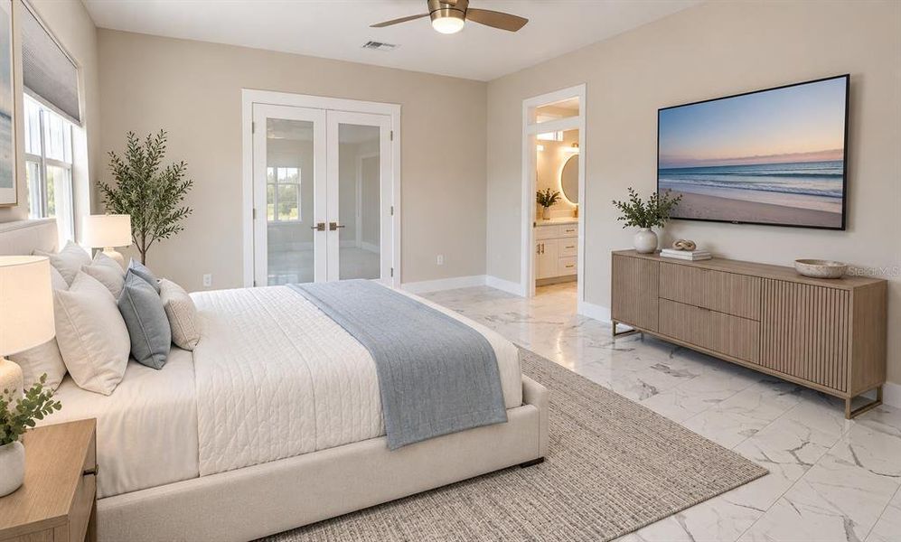 Furnished interior view inside a new home in , Davenport (Image 6).