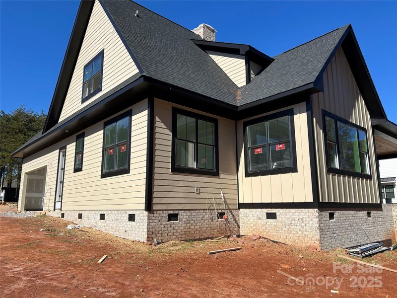 Exterior details and patio area of a home in , Mooresville (Image 5).