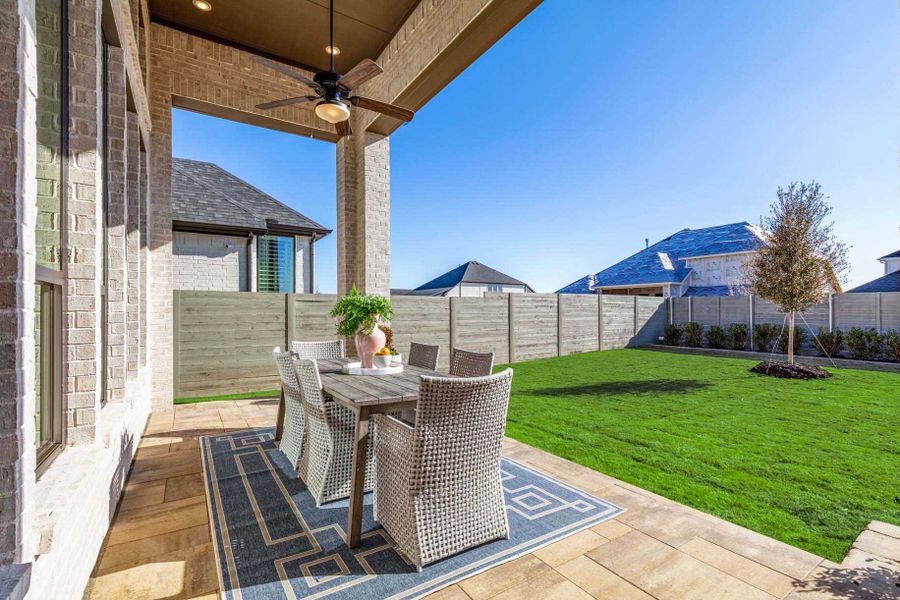 Representative Patio - some options shown Representative Patio - some options shown