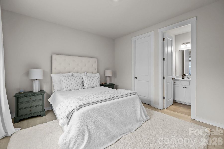 Furnished interior view inside a new home in , Mint Hill (Image 29).