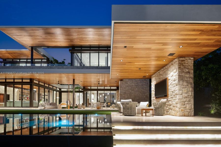 Front exterior of a new home in , Golden Beach, FL, highlighting curb appeal (Image 14).