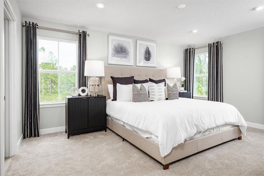 Representative furnished interior of a home built from the Thornewood by Ryan Homes in Layton Hall, Mauldin (Image 29).