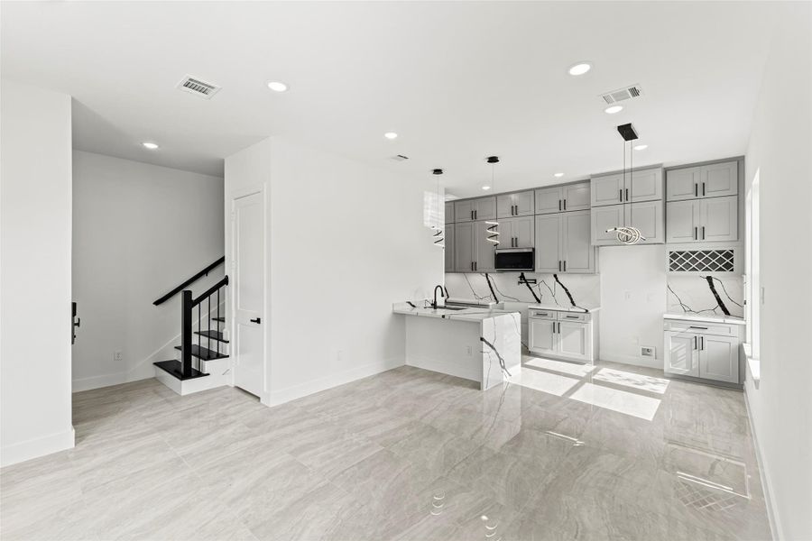 Furnished interior view inside a new home in , Houston (Image 4). Furnished interior view inside a new home in , Houston (Image 4).