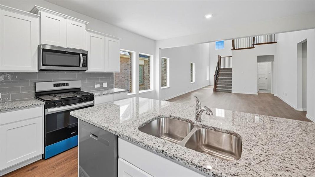 Furnished interior view inside a new home in Silverado, Aubrey (Image 12).