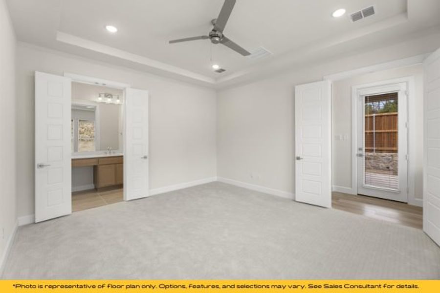 Representative unfurnished interior of a home built from the The Catalina by Stonefield Homes in The Highlands, Rockwall (Image 113).