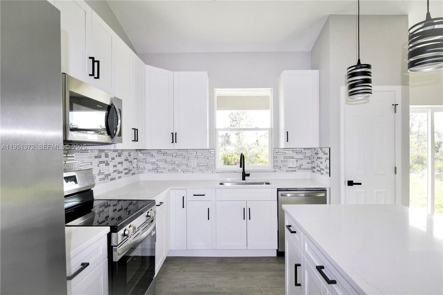 Furnished interior view inside a new home in , Sebring (Image 8).