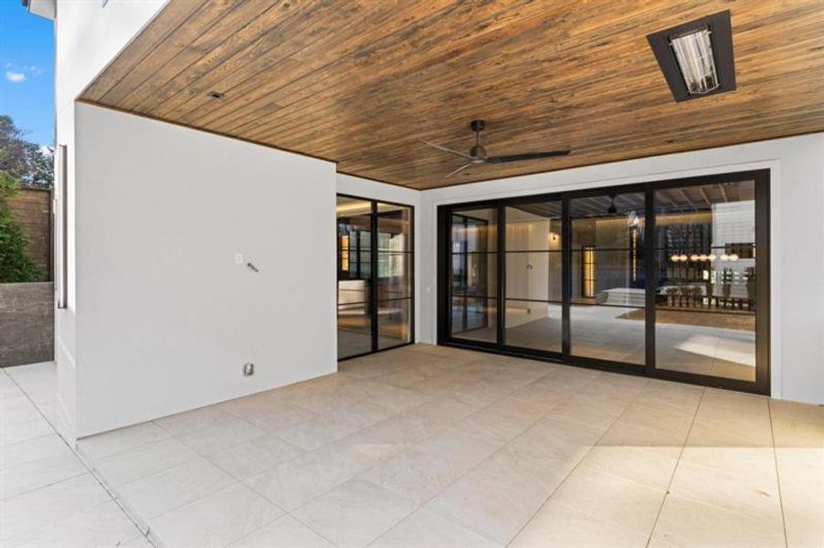 Exterior details and patio area of a home in , Atlanta (Image 32).