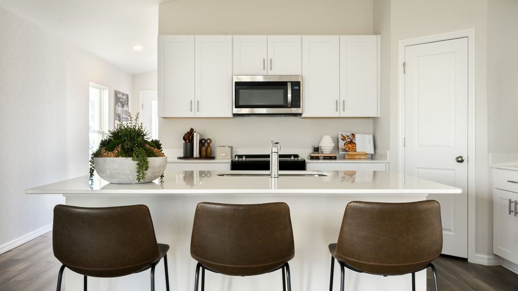 Representative furnished interior of a home built from the Magenta by Casa Fresca Homes in Pasadena Woods, Dade City (Image 5).