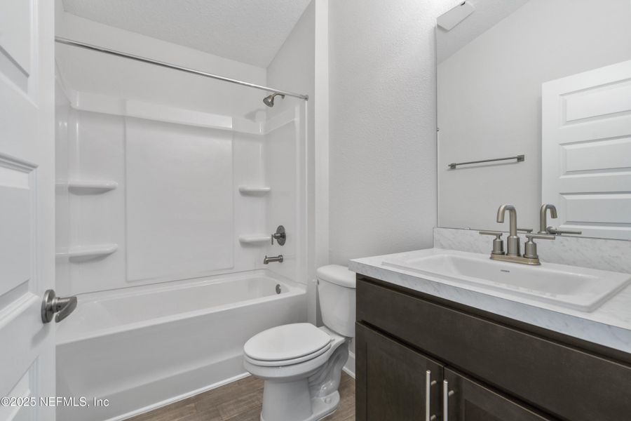 Furnished interior view inside a new home in Summerglen, Jacksonville (Image 5). Furnished interior view inside a new home in Summerglen, Jacksonville (Image 5).