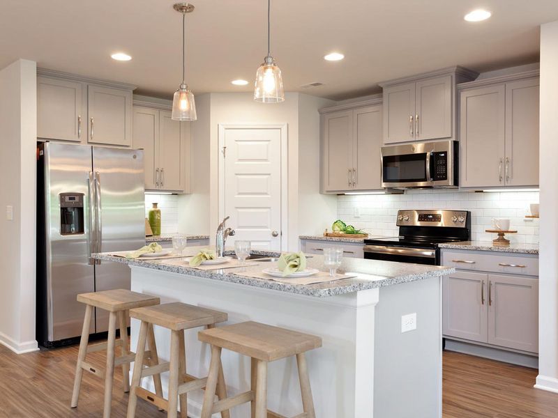 Representative furnished interior of a home built from the The Franklin D by Davidson Homes LLC in Bailey Park, Fayetteville (Image 10).