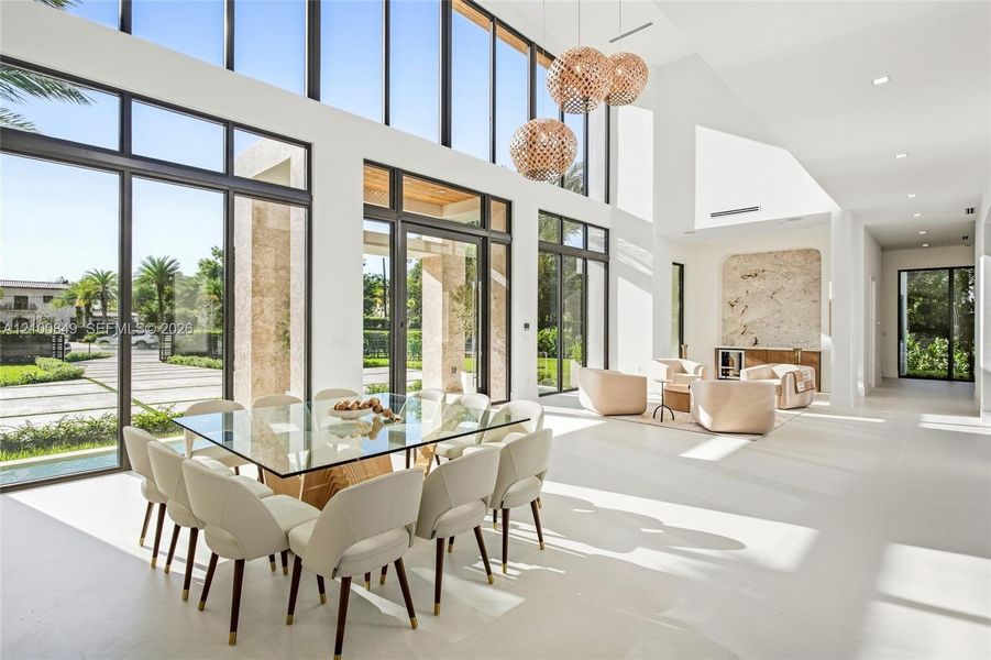 Furnished interior view inside a new home in , Palmetto Bay (Image 9).