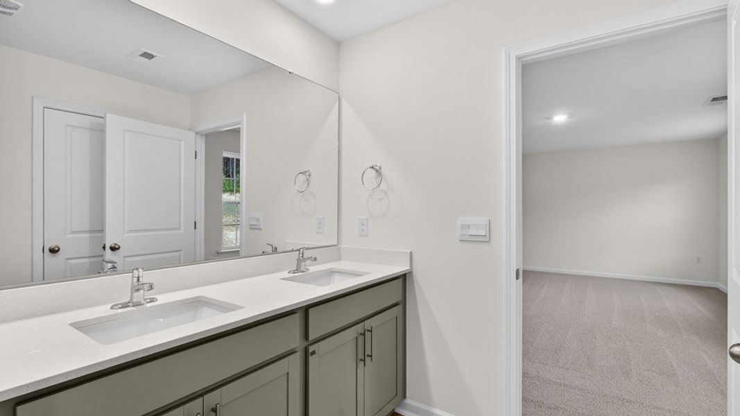 Furnished interior view inside a new home in Olive Branch, Wilson's Mills (Image 14).