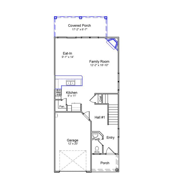 2D floor plan layout of this home in The Falls, Blythewood, SC (Image 2). 2D floor plan layout of this home in The Falls, Blythewood, SC (Image 2).
