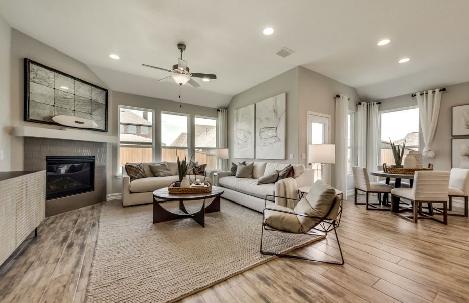 Gathering Room with Optional Fireplace