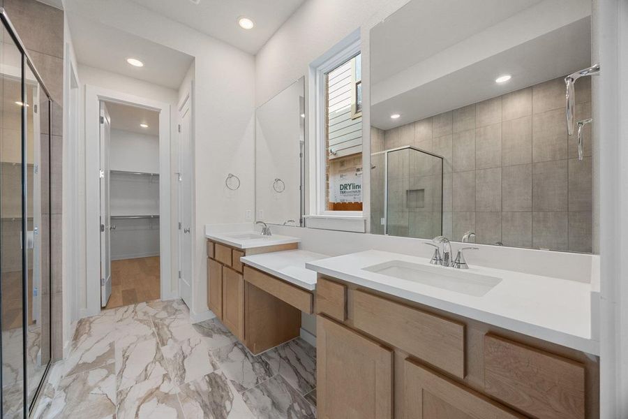 Furnished interior view inside a new home in Lariat, Liberty Hill (Image 8).