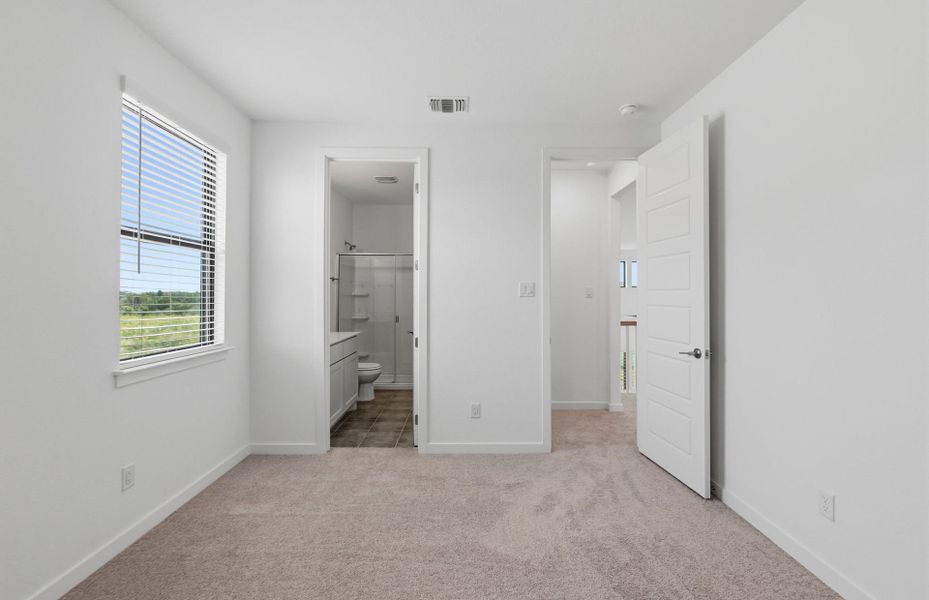 Representative unfurnished interior of a home built from the Ferris by Pulte Homes in Kuempel Estates, Pflugerville (Image 51). Representative unfurnished interior of a home built from the Ferris by Pulte Homes in Kuempel Estates, Pflugerville (Image 51).