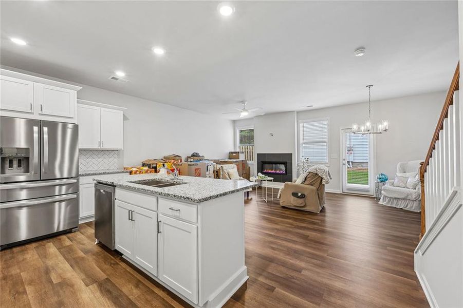 Furnished interior view inside a new home in , Decatur (Image 32).