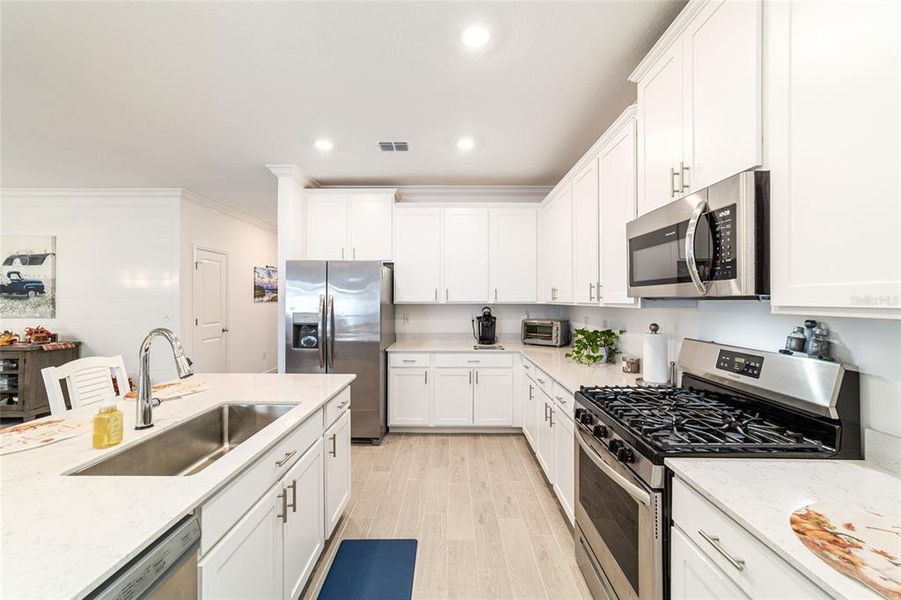 Furnished interior view inside a new home in Country Lane Estates, Williston (Image 47).