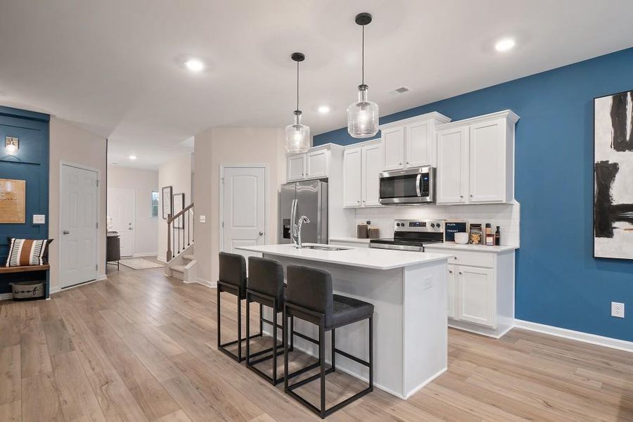 Furnished interior view inside a new home in Chapel Hill, Newnan (Image 8).