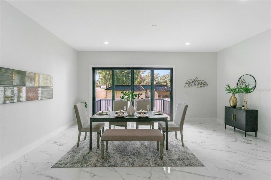 Furnished interior view inside a new home in , Tampa (Image 19).