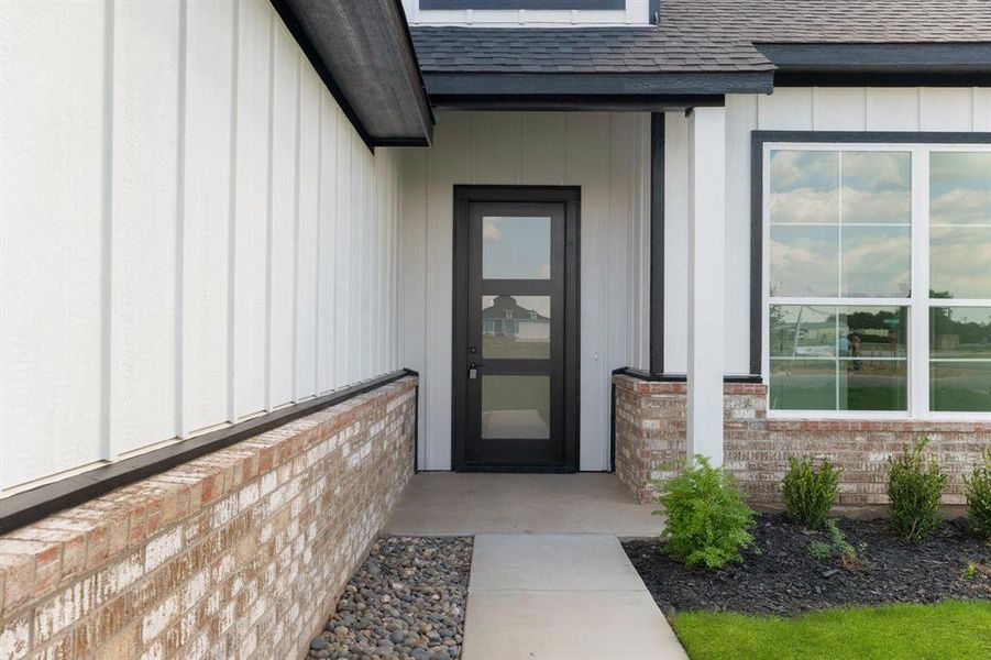 View of exterior entry