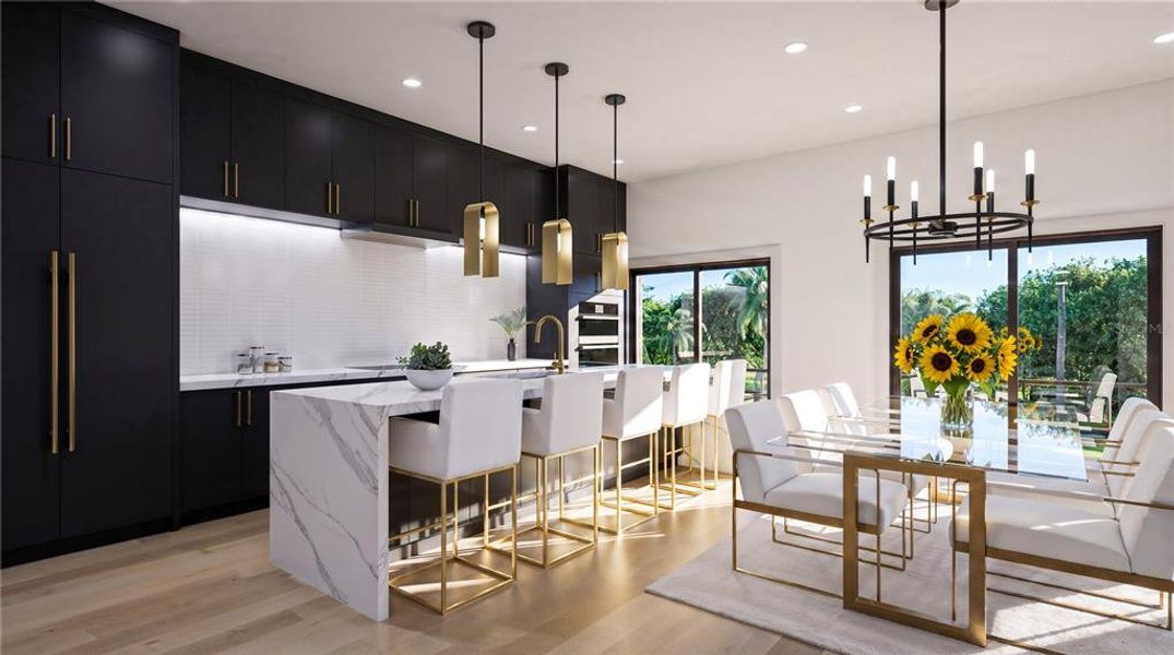 Furnished interior view inside a new home in , Tampa (Image 12).
