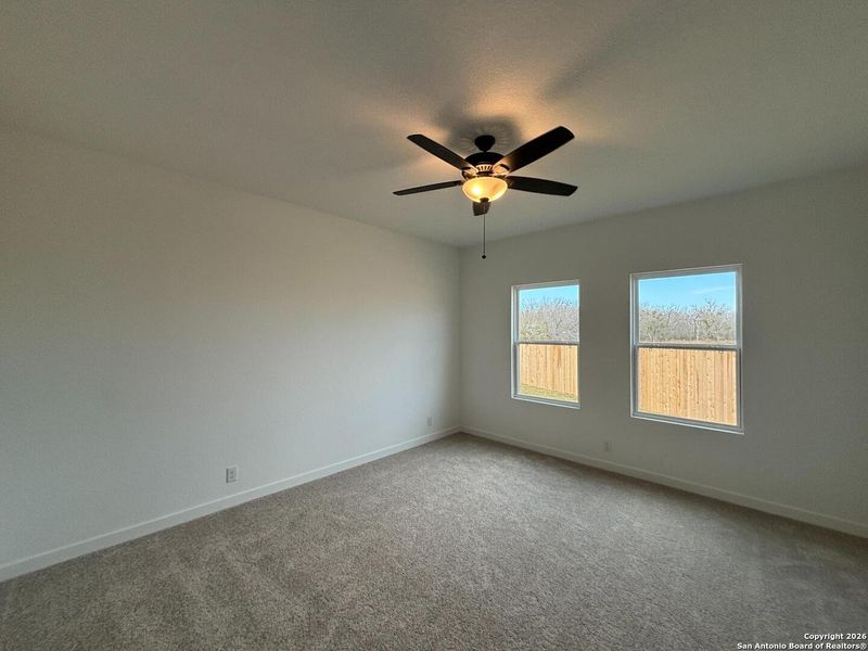 Spacious, unfurnished interior of a new home in The Summit at Saddlebrook Ranch 55's, Schertz (Image 20).