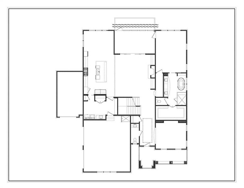 2D floor plan layout of this home in , Marietta, GA (Image 3).