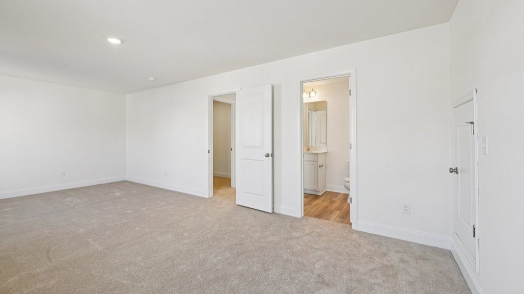 Representative furnished interior of a home built from the Chelsea by DRB Homes in Oakmont Manor, Oxford (Image 38).