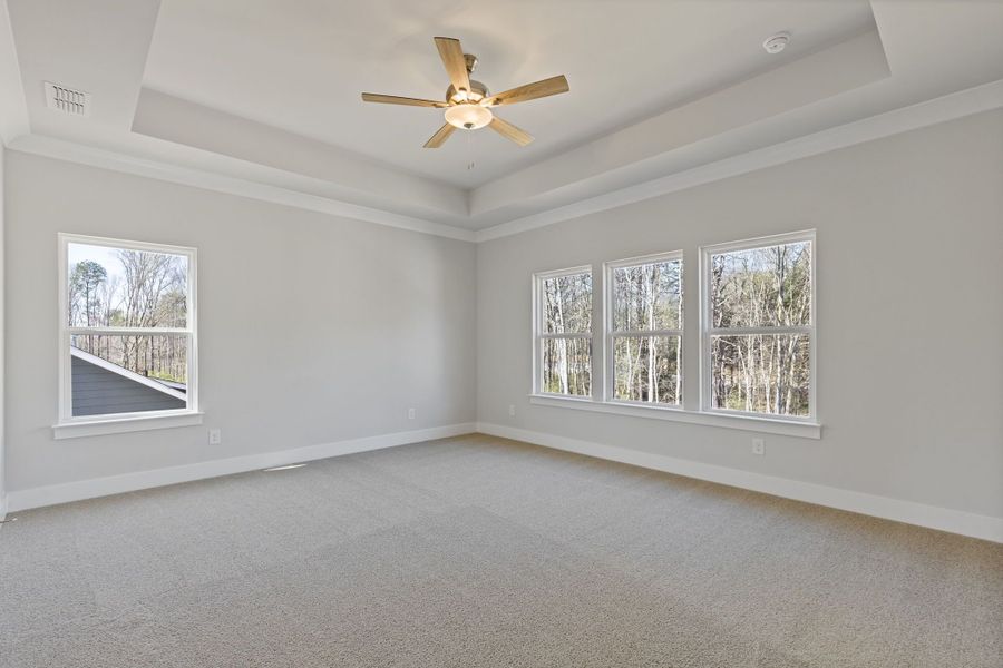 Representative unfurnished interior of a home built from the Stafford by Crawford Creek Communities in Red Bird Manor, Jefferson (Image 38).