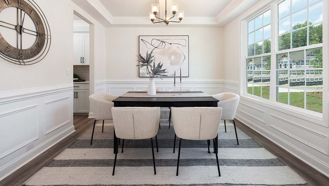 Furnished interior view inside a new home in Brantley, Mooresville (Image 8).