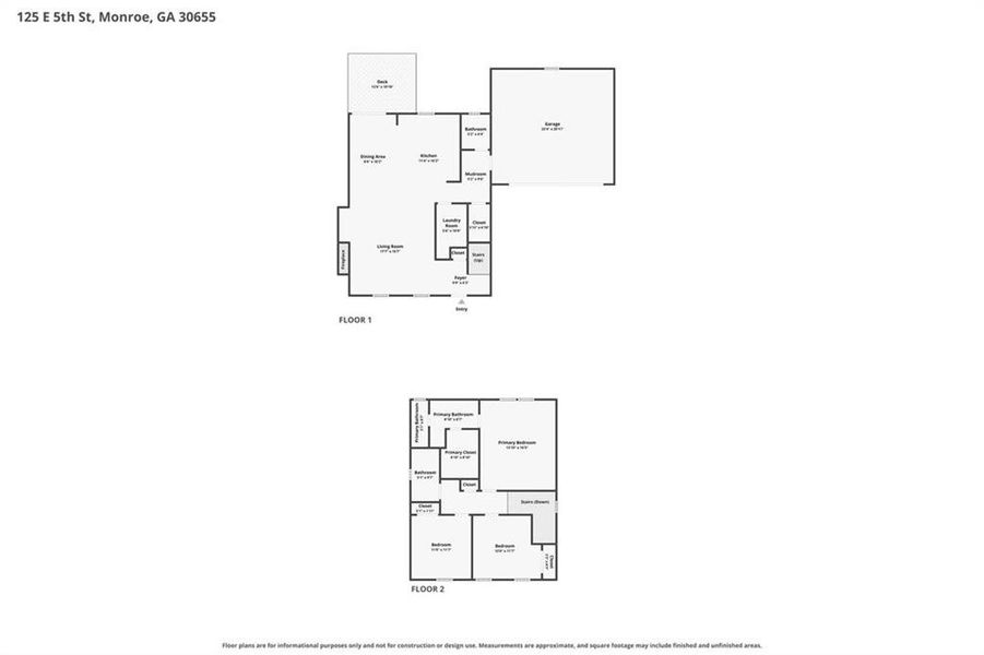2D floor plan layout of this home in , Monroe, GA (Image 7).