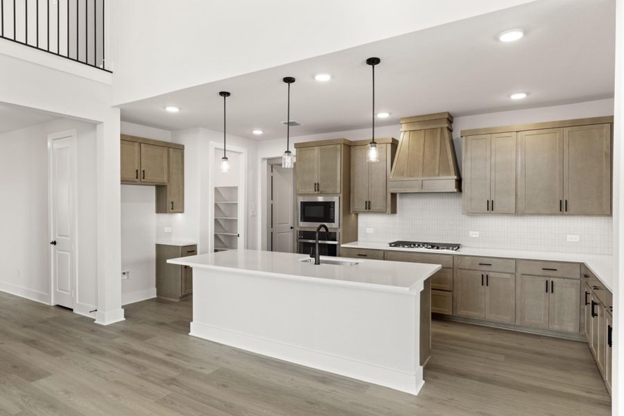 Furnished interior view inside a new home in Discovery Collection at Union Park, Little Elm (Image 6).